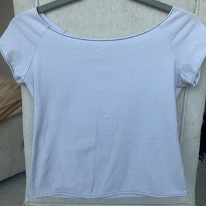 Brandy Melville off the shoulder cropped top